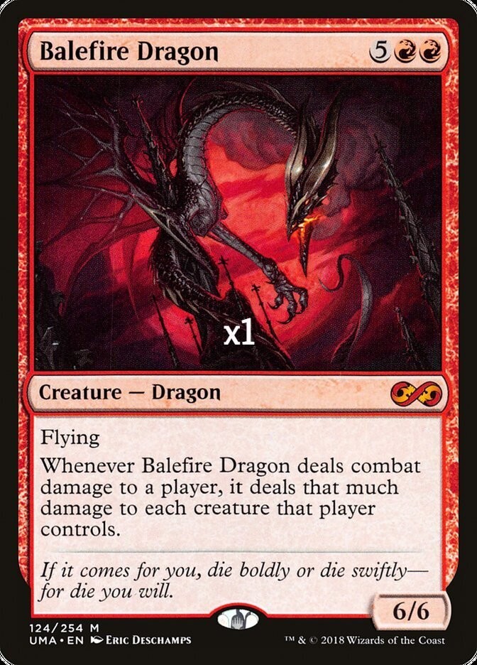 MTG Ultimate Masters UMA Balefire Dragon MINT MTG Ultimate Masters UMA Balefire Dragon MINT