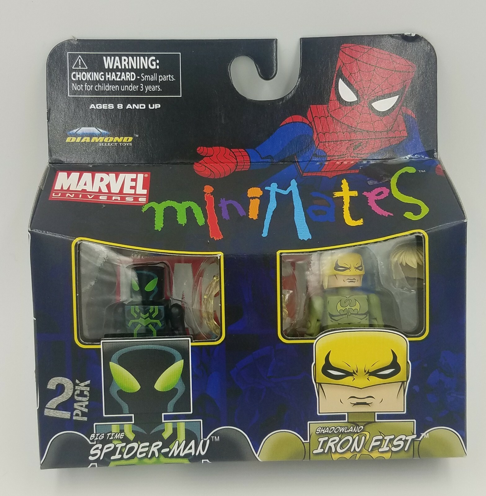 BIG TIME SPIDER-MAN & SHADOWLAND IRON FIST MARVEL UNIVERSE MINIMATES WAVE 10 BIG TIME SPIDER-MAN & SHADOWLAND IRON FIST MARVEL UNIVERSE MINIMATES WAVE 10