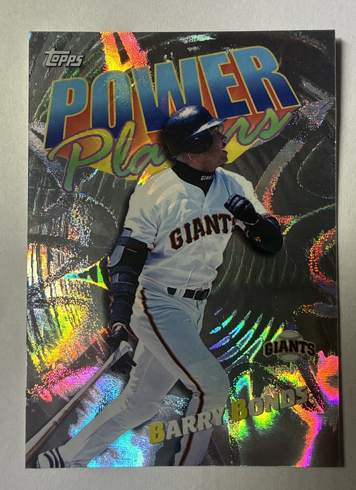 Barry Bonds 1999 Topps #P5 Power Players Foil Insert San Francisco Giants Barry Bonds 1999 Topps #P5 Power Players Foil Insert San Francisco Giants