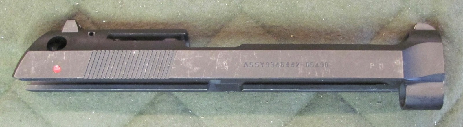 Beretta M9 Authentic Military USGI 9mm Slide M-9 PM Beretta M9 Authentic Military USGI 9mm Slide M-9 PM