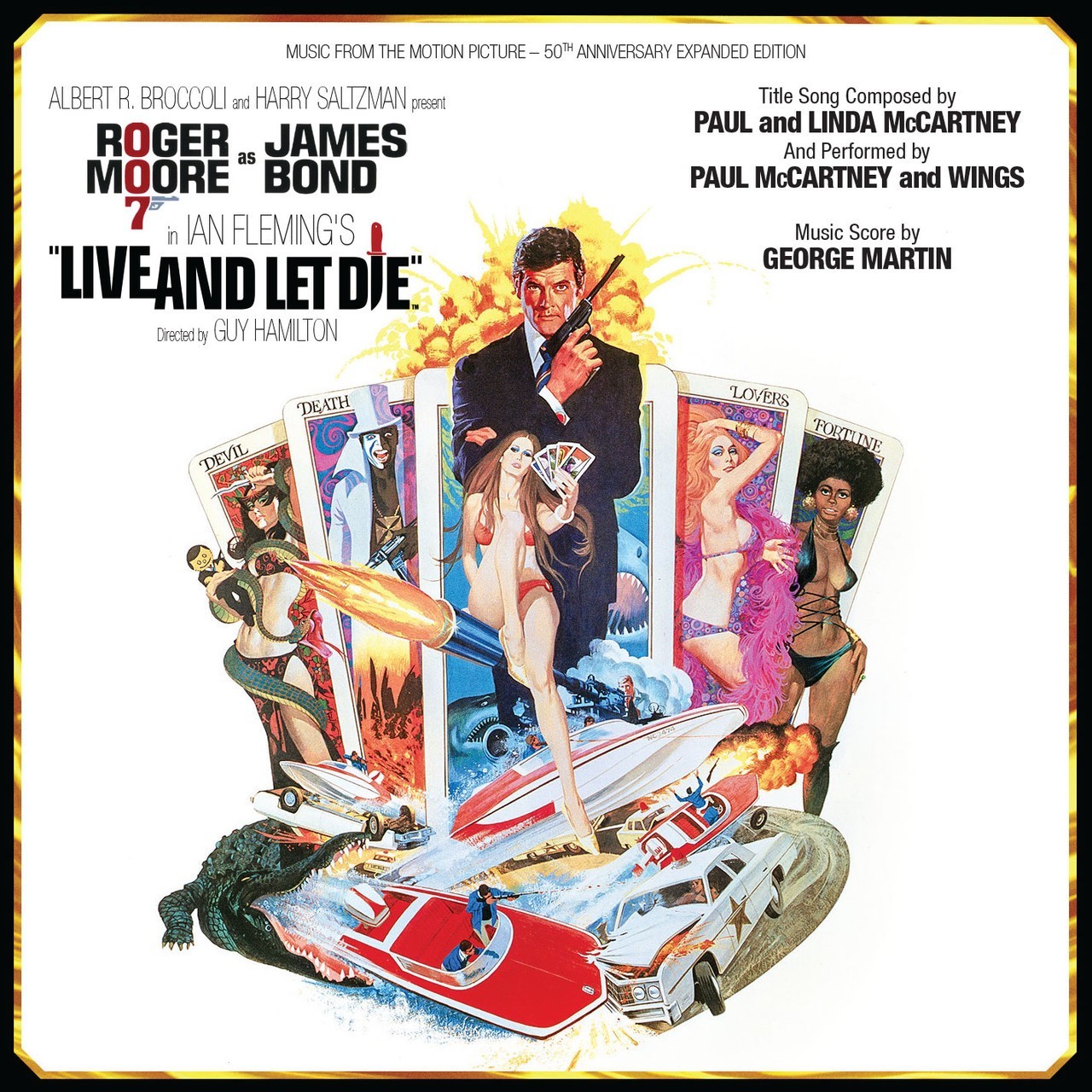LIVE AND LET DIE SOUNDTRACK 2 CD SET - OUT OF PRINT - HARD TO FIND
