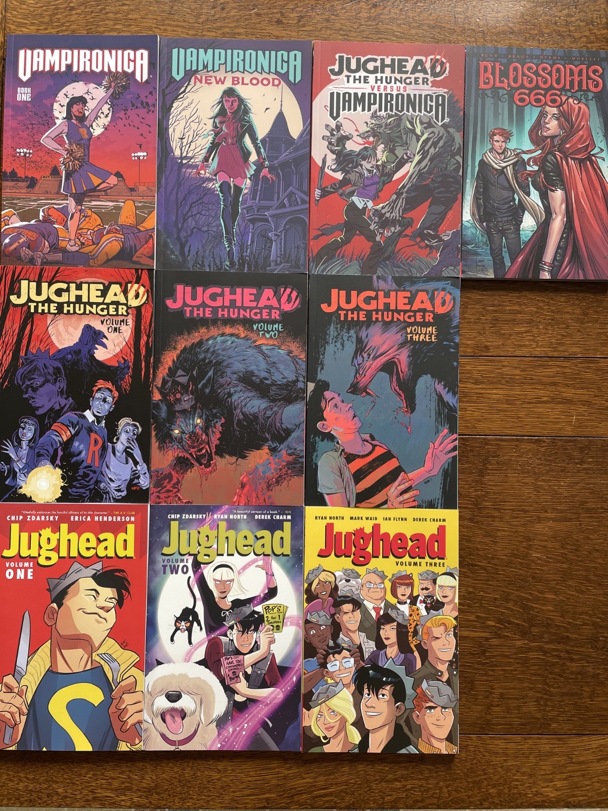 Archie Comics Graphic Novel Lot – 10 Books – Vampironica, Jughead the Hunger & M