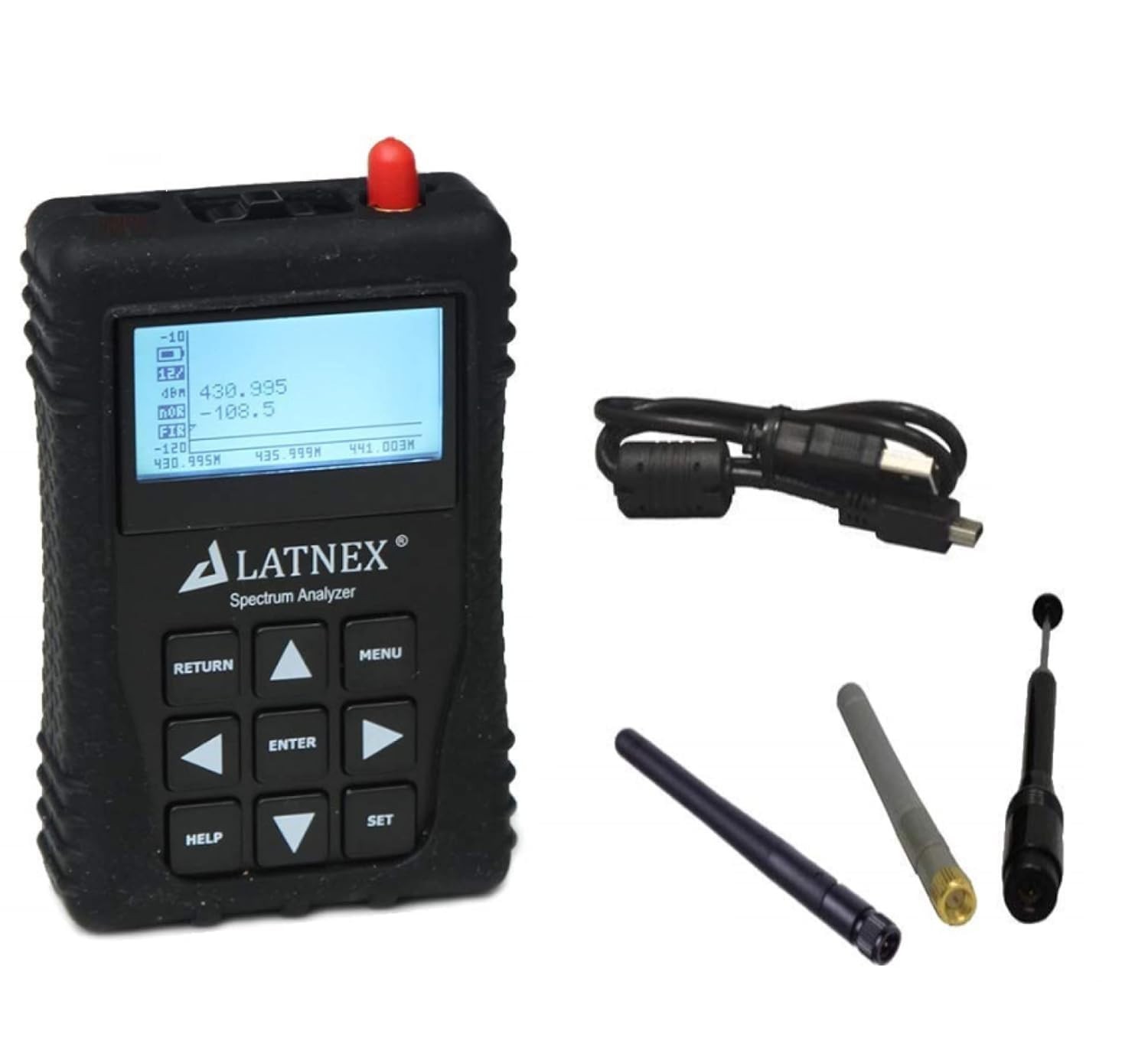 LATNEX SPA-7G RF Explorer Spectrum Analyzer 6G Combo Expandable to 7G Band Case