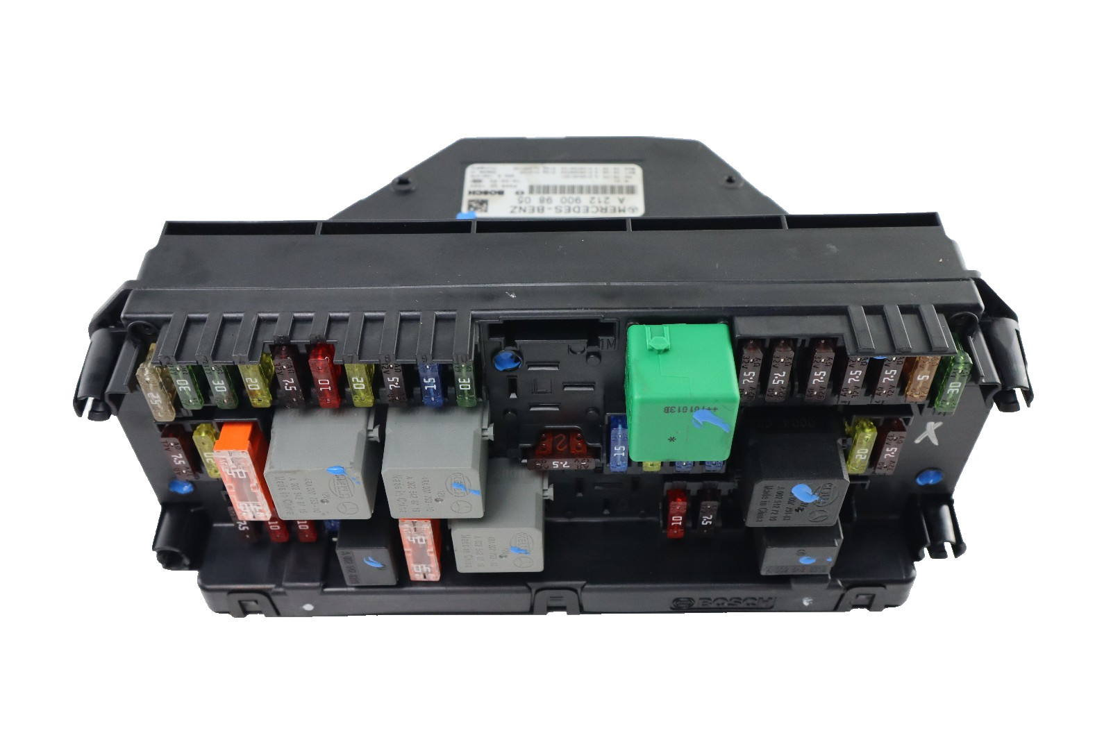 08-14 Mercedes-Benz C350 Front Fuse SAM Relay Box Control Module A 212 900 98 05