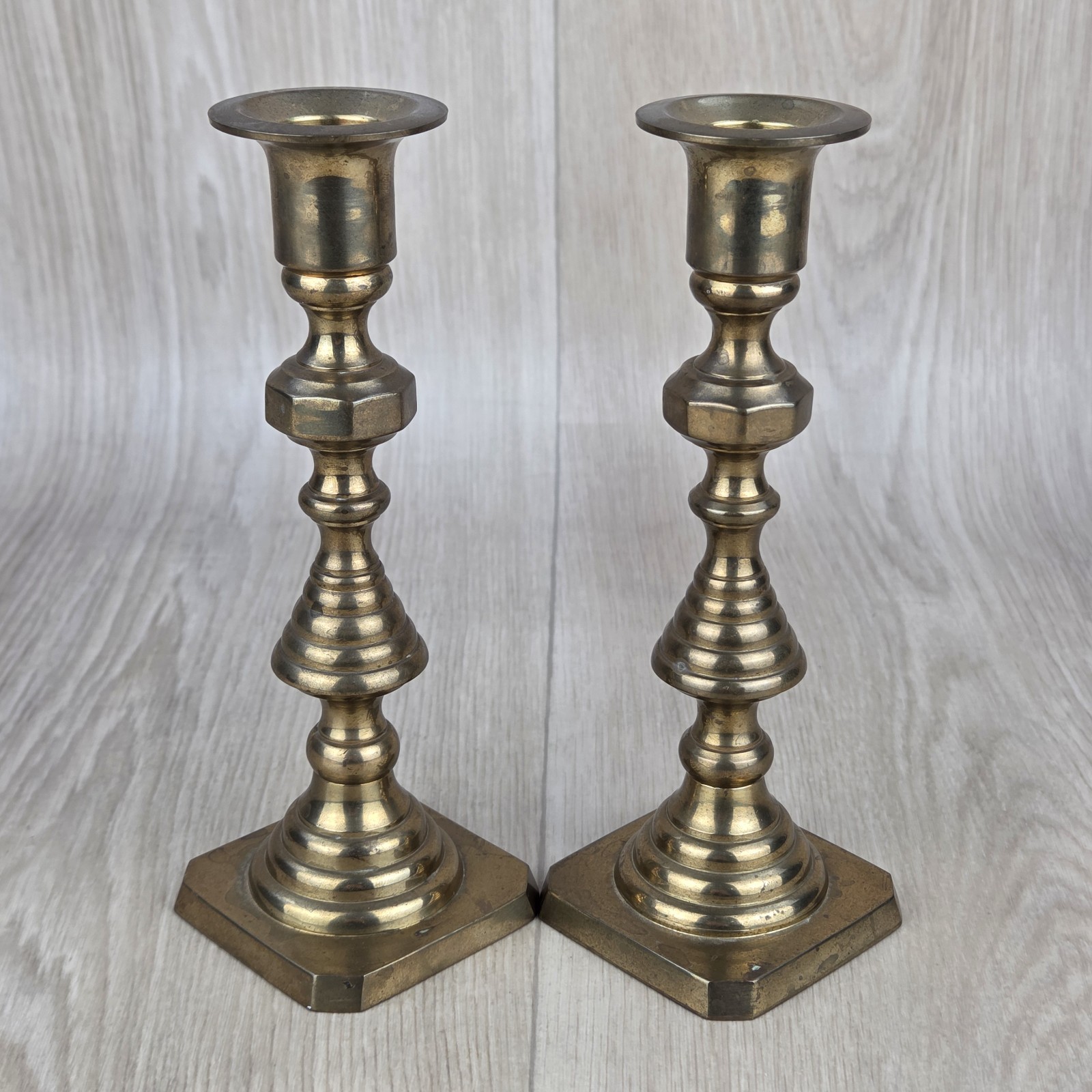 Vintage Pair of Brass 7.25\ Vintage Pair of Brass 7.25\
