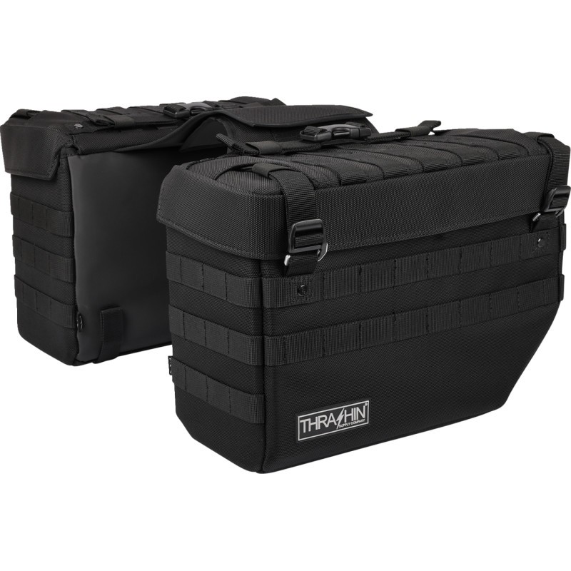 THRASHIN SUPPLY CO. Expedition Saddlebag - Black - TSB0008 THRASHIN SUPPLY CO. Expedition Saddlebag - Black - TSB0008