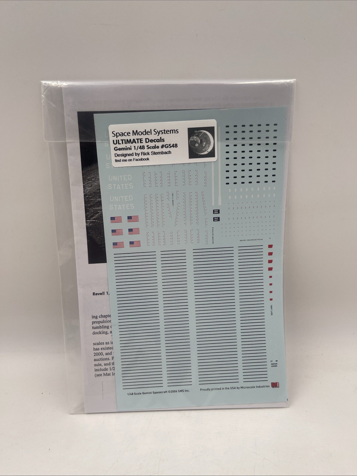 NASA Gemini 1/48 Space Model Systems. Ultimate Decals. NASA Gemini 1/48 Space Model Systems. Ultimate Decals.