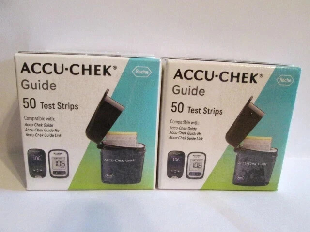 100 test strips Accu- Chek Guide EXP 10/26+ *See description for more details* 100 test strips Accu- Chek Guide EXP 10/26+ *See description for more details*