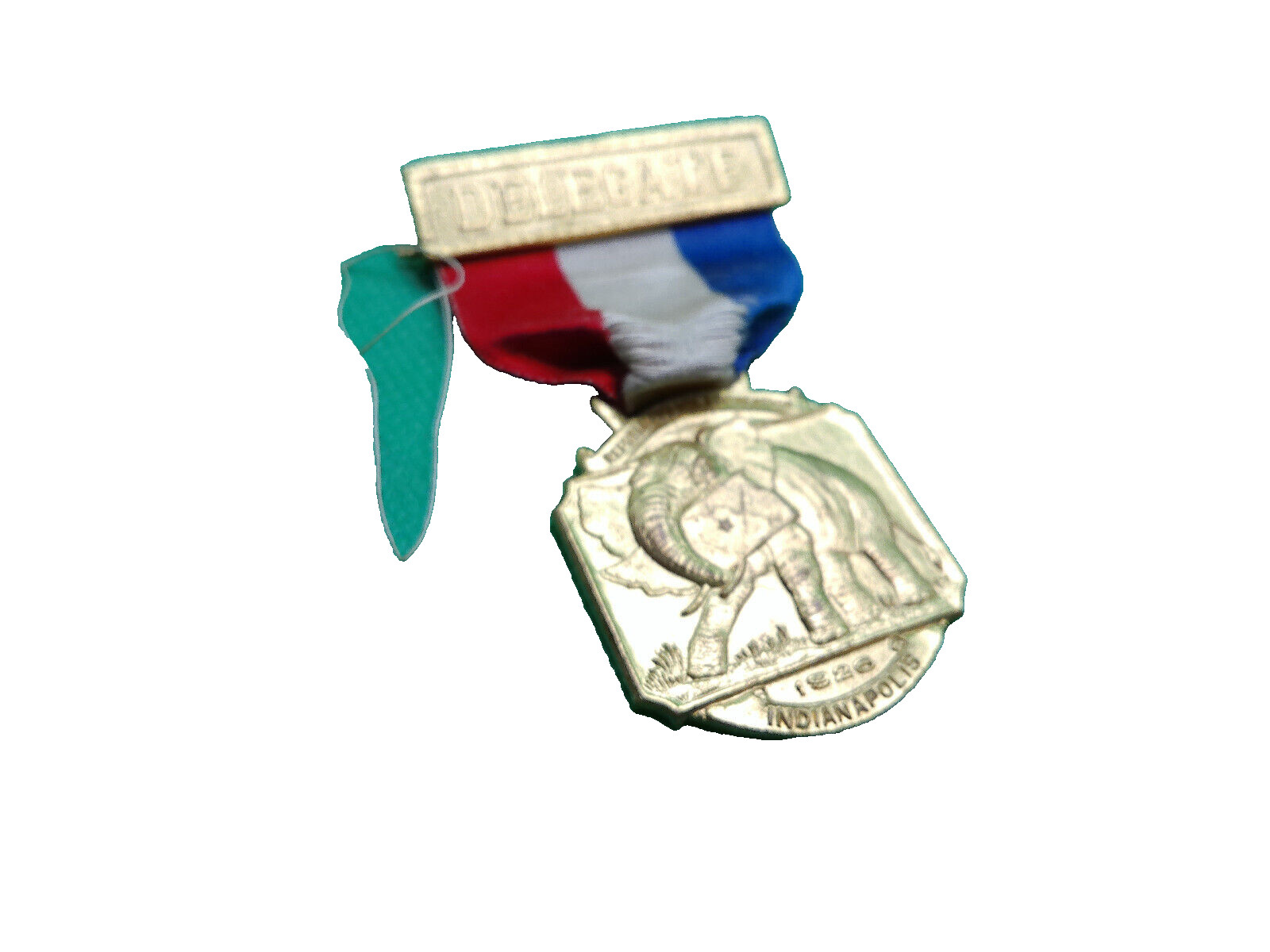 Republican State Convention 1926 Indianapolis IN pin Delegate elephant Republican State Convention 1926 Indianapolis IN pin Delegate elephant