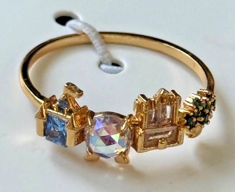 2026 Walt Disney World Parks 4 Parks Icons Gold Ring Girls Crew Size 10 NEW 2026 Walt Disney World Parks 4 Parks Icons Gold Ring Girls Crew Size 10 NEW