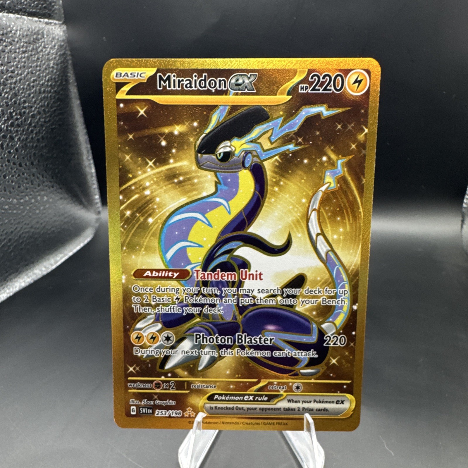 Miraidon ex 253/198 SV01: Scarlet & Violet Base Set Holo