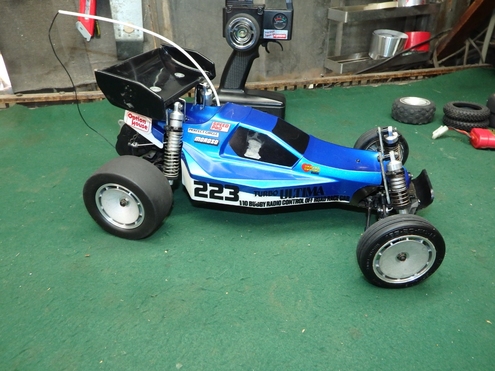 kyosho Turbo Ultima With Le Mans Motor Novak speed Original Remote Control