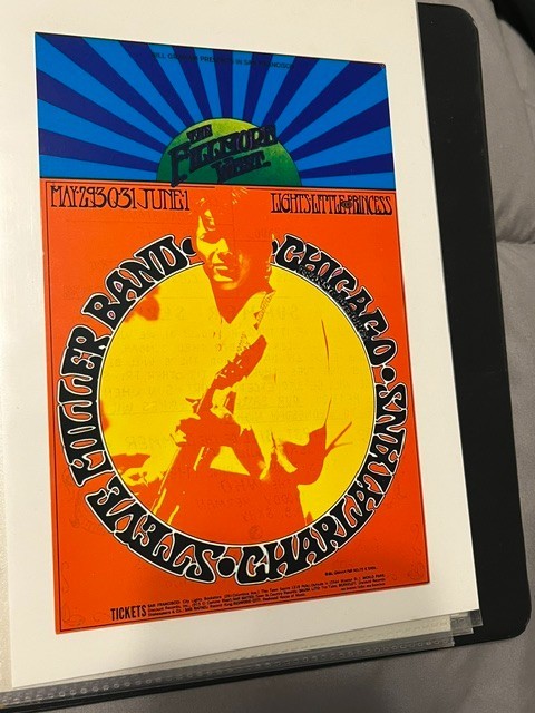 RARE BILL GRAHAM STEVE MILLER BG 175 SHOWBACK HB CARD POSTER FILLMORE R TUTEN NM RARE BILL GRAHAM STEVE MILLER BG 175 SHOWBACK HB CARD POSTER FILLMORE R TUTEN NM