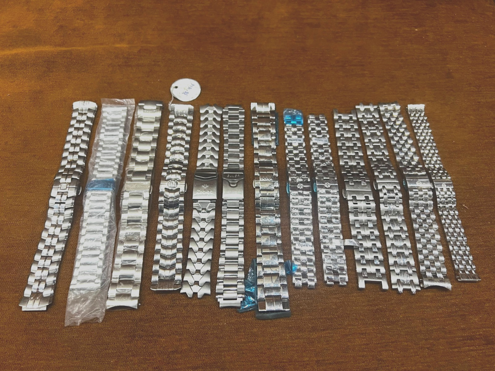 Lot of 13 Stainless Steel 20mm to 24mm Watch Bracelets Bands Mixed Brands Lot of 13 Stainless Steel 20mm to 24mm Watch Bracelets Bands Mixed Brands