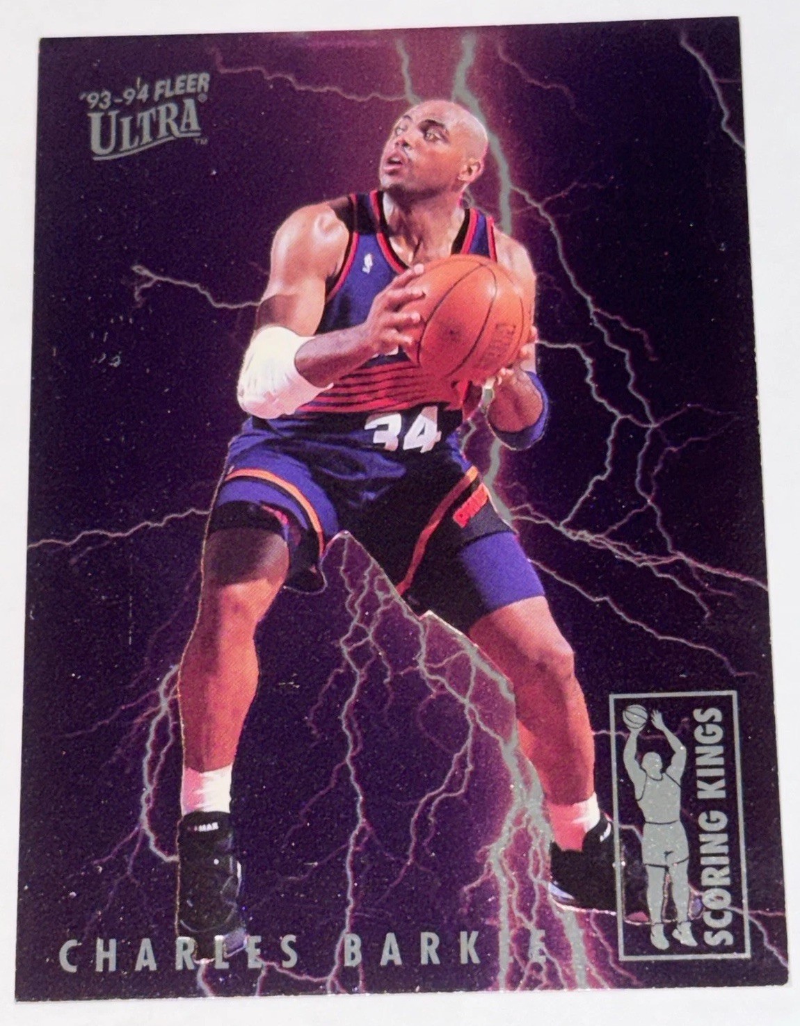 Charles Barkley 1993-94 Fleer Ultra Scoring Kings #1 Phoenix Suns Vintage HOT Charles Barkley 1993-94 Fleer Ultra Scoring Kings #1 Phoenix Suns Vintage HOT