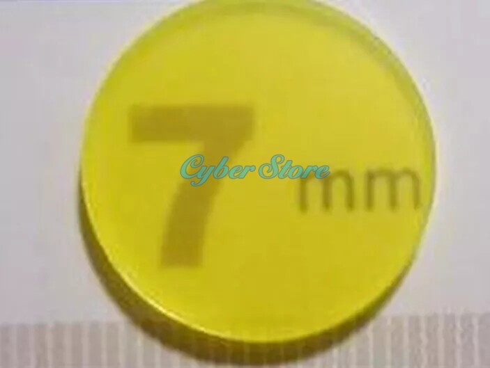 1PC Ce-YAG transparent ceramic-YAG luminescent ceramic 10*10*0.5mm double throw