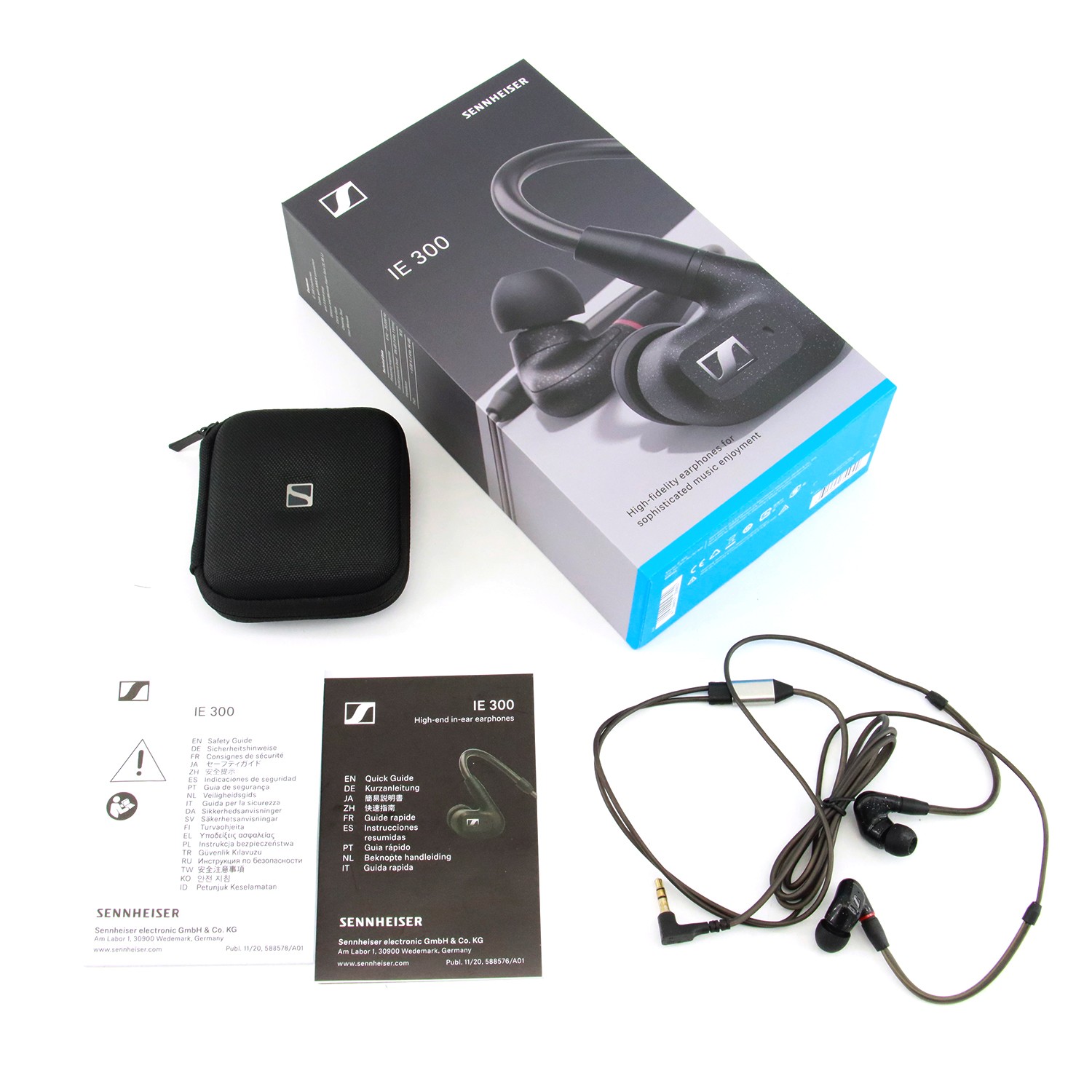 NEW Sennheiser IE 300 In Ear Headphones Black (509104) NEW Sennheiser IE 300 In Ear Headphones Black (509104)