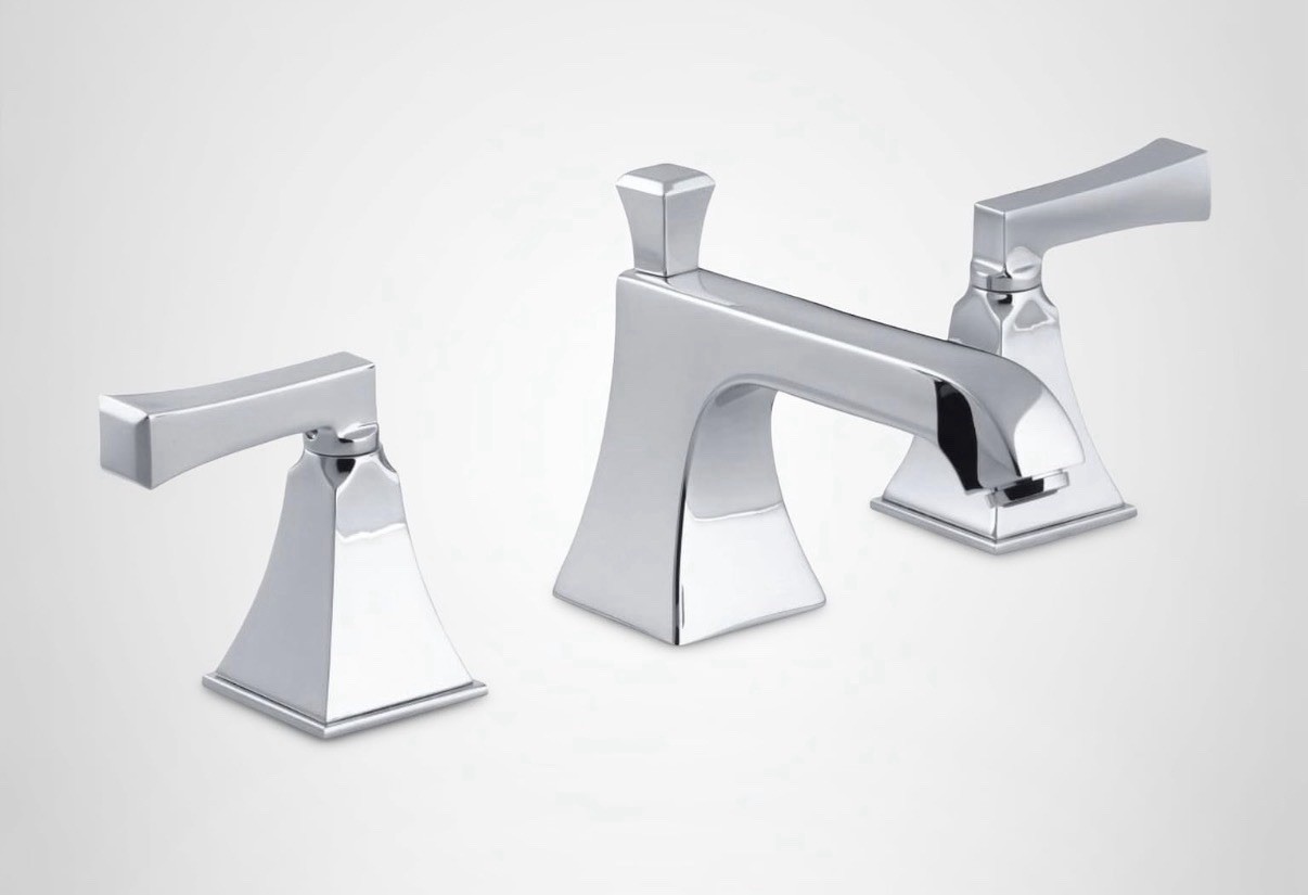 NEW Kohler K-454-4V-CP Memoirs Widespread Bathroom Faucet Drain Polished Chrome NEW Kohler K-454-4V-CP Memoirs Widespread Bathroom Faucet Drain Polished Chrome