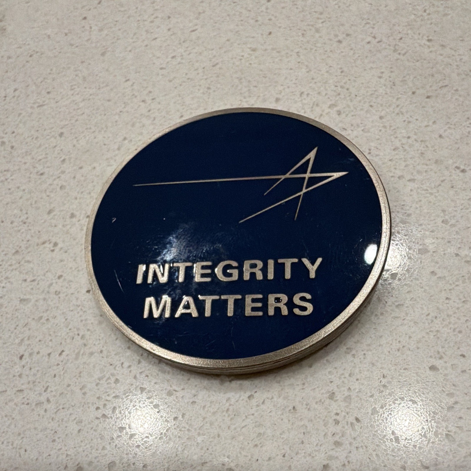 Lockheed Martin Integrity Matters Employee Challenge Coin Corporate Values
