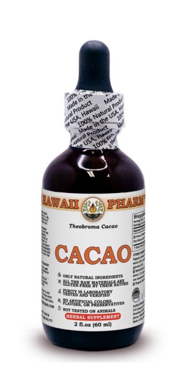 Cacao (Theobroma cacao) Raw Beans Liquid Extract EXP 10-2029  60ml
