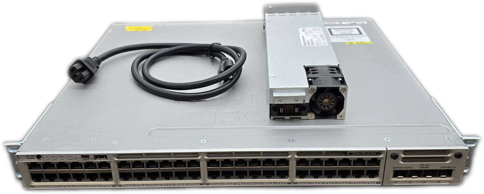 Cisco Catalyst 3850-48F-L 48-Port UPoE Gigabit Switch NM-4-1G