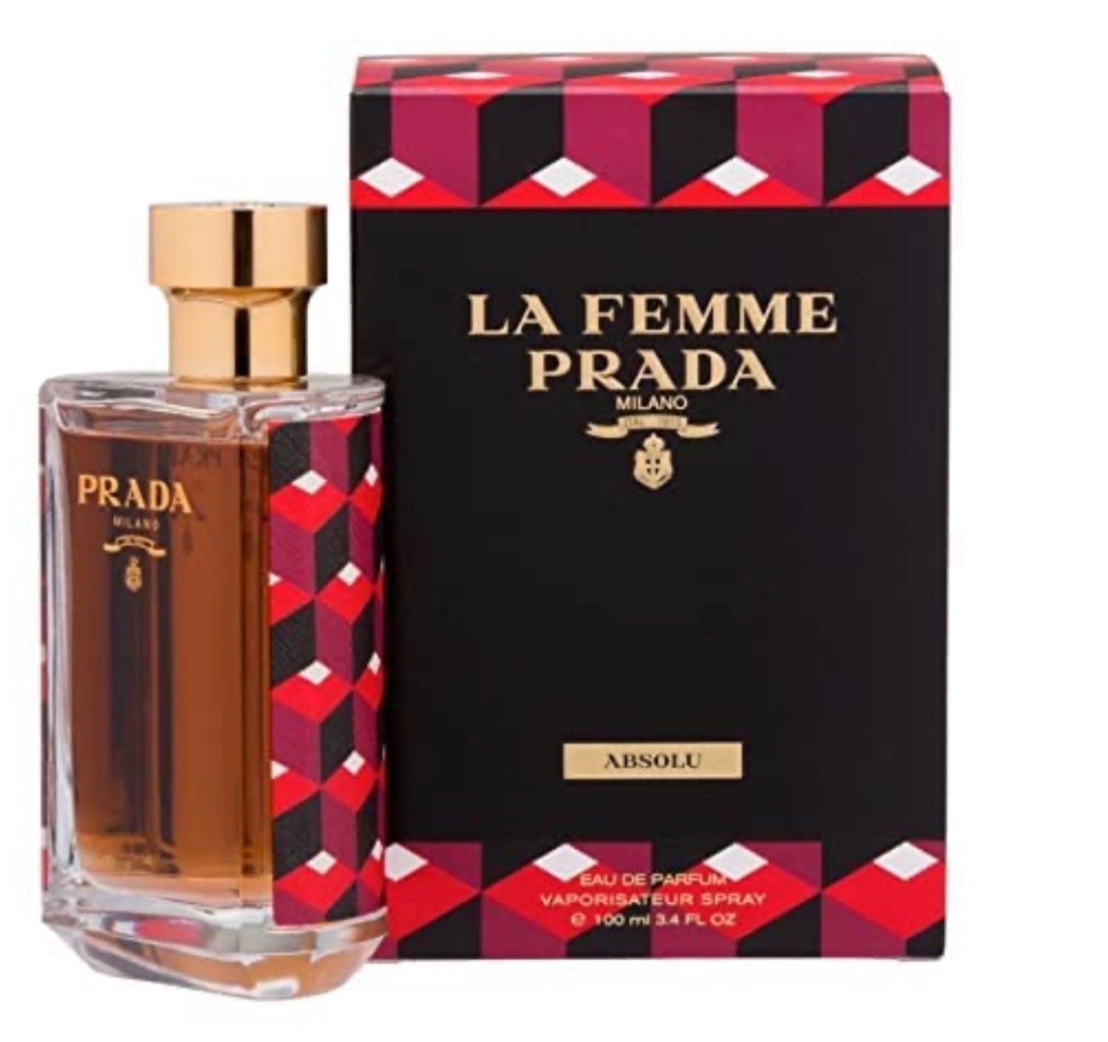 Prada La Femme Absolu Women 3.4 oz:Eau De Parfum Spray New Prada La Femme Absolu Women 3.4 oz:Eau De Parfum Spray New