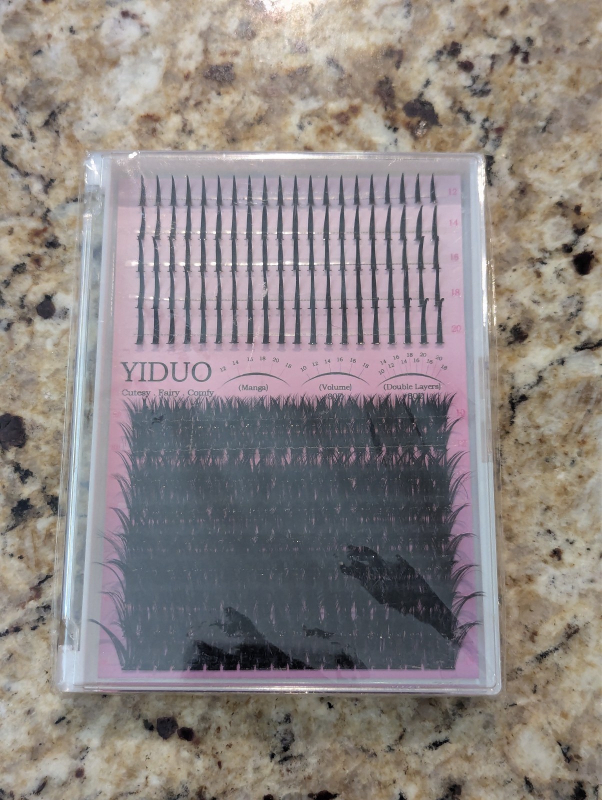 Yiduo DIY Eyelash Extensions Faux Lashes Cutesy Fairy Comfy Variety Yiduo DIY Eyelash Extensions Faux Lashes Cutesy Fairy Comfy Variety