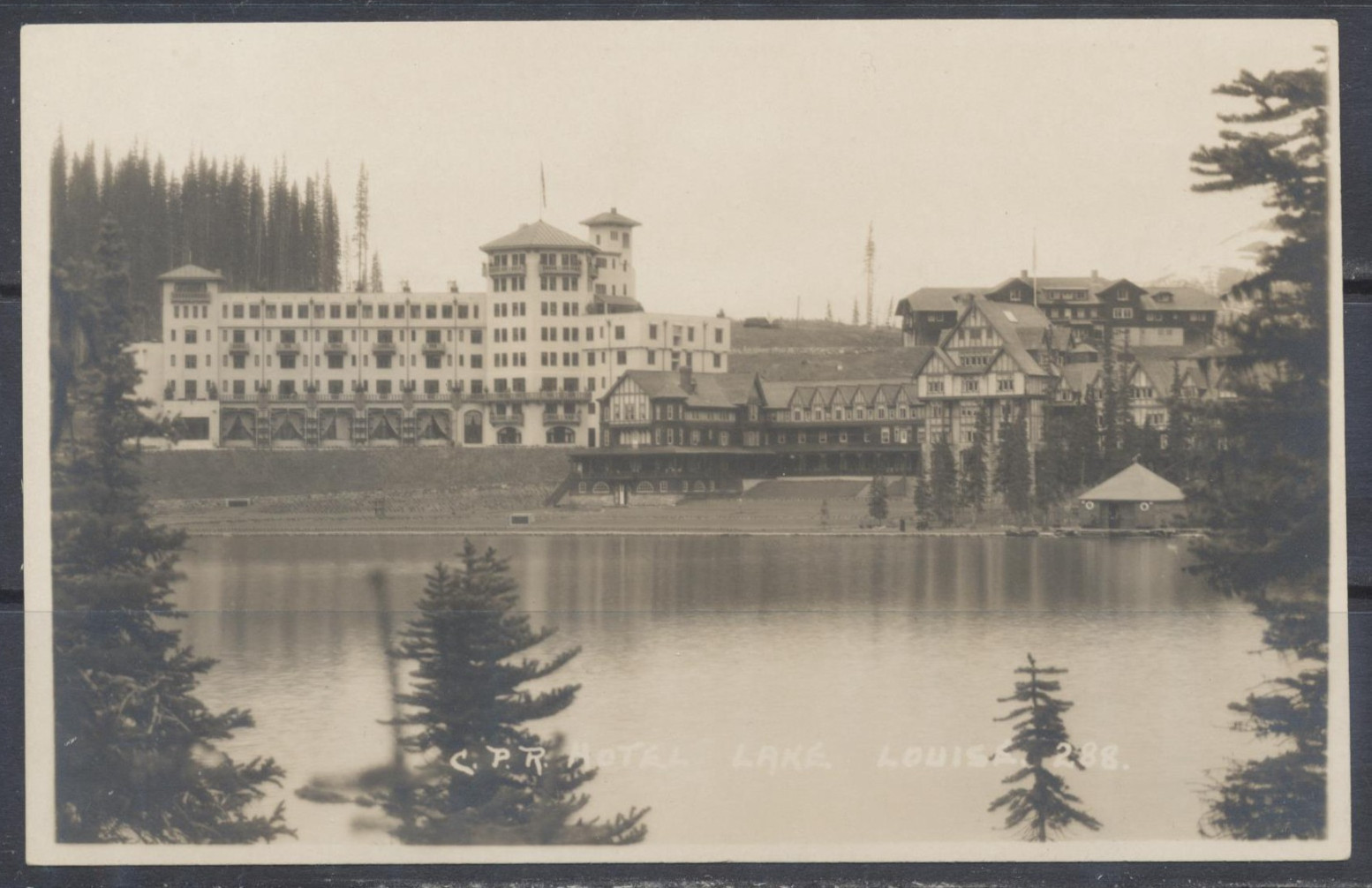 1910s-1920s Canada ~ Lake Louise, Alta. ~ C.P.R. Hotel ~ Byron Harmon RPPC #288 1910s-1920s Canada ~ Lake Louise, Alta. ~ C.P.R. Hotel ~ Byron Harmon RPPC #288