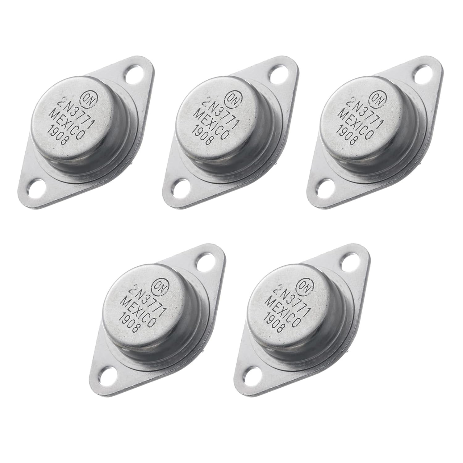 5Pcs 2N3771 High Power NPN Silicon Power Transistors 40V 30A,To-3. | 2N 3771 5Pcs 2N3771 High Power NPN Silicon Power Transistors 40V 30A,To-3. | 2N 3771