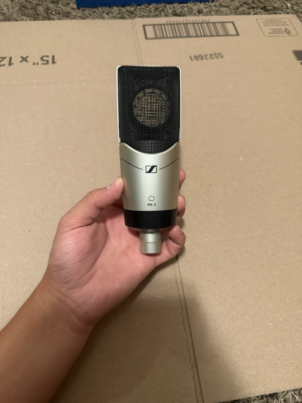 Sennheiser MK4 Large Diaphragm Condenser Microphone With Shock Mount And Cable Sennheiser MK4 Large Diaphragm Condenser Microphone With Shock Mount And Cable