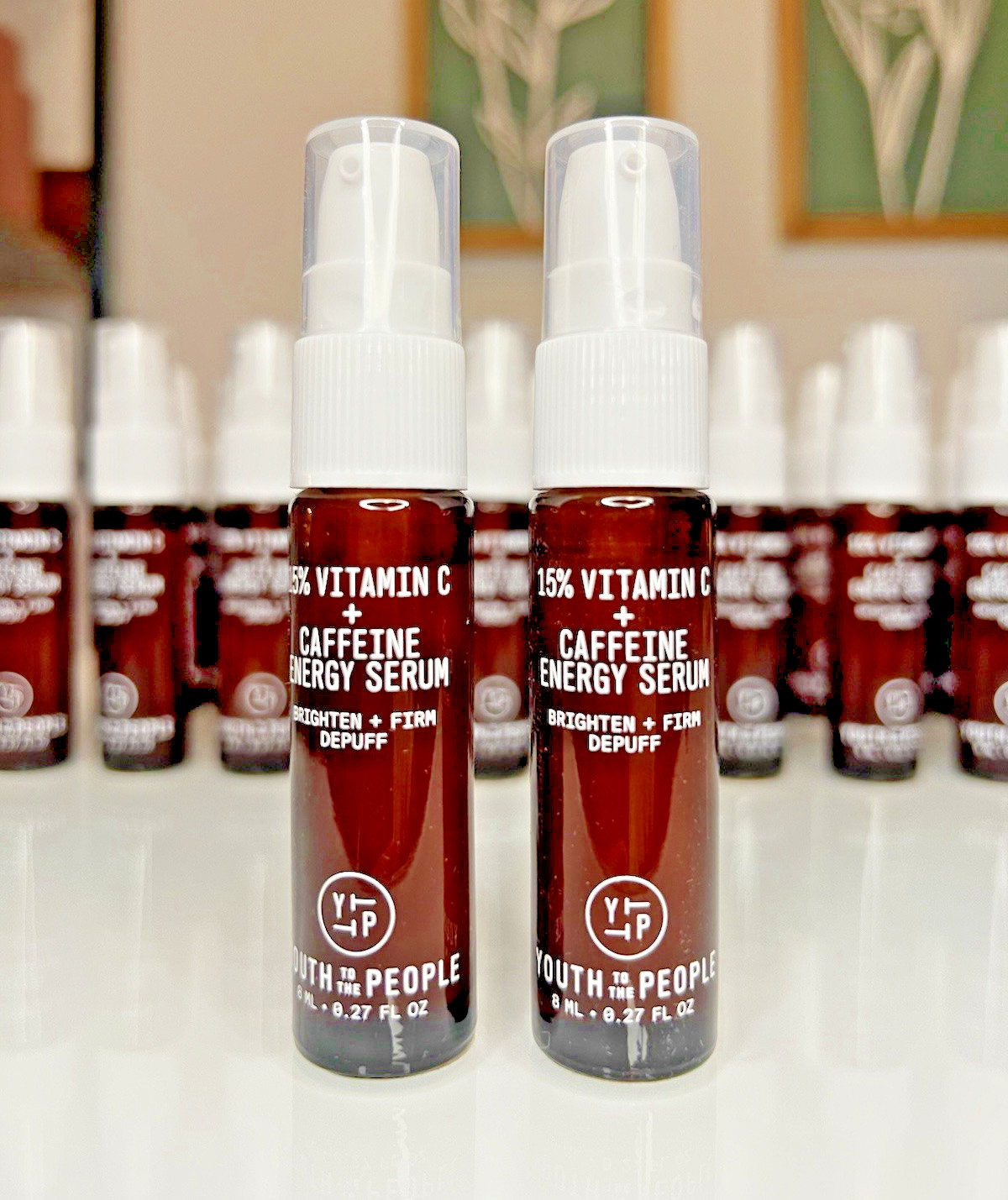 10x Youth To The People 15% Vitamin C+Caffeine Energy Serum Mini (8ml Each)