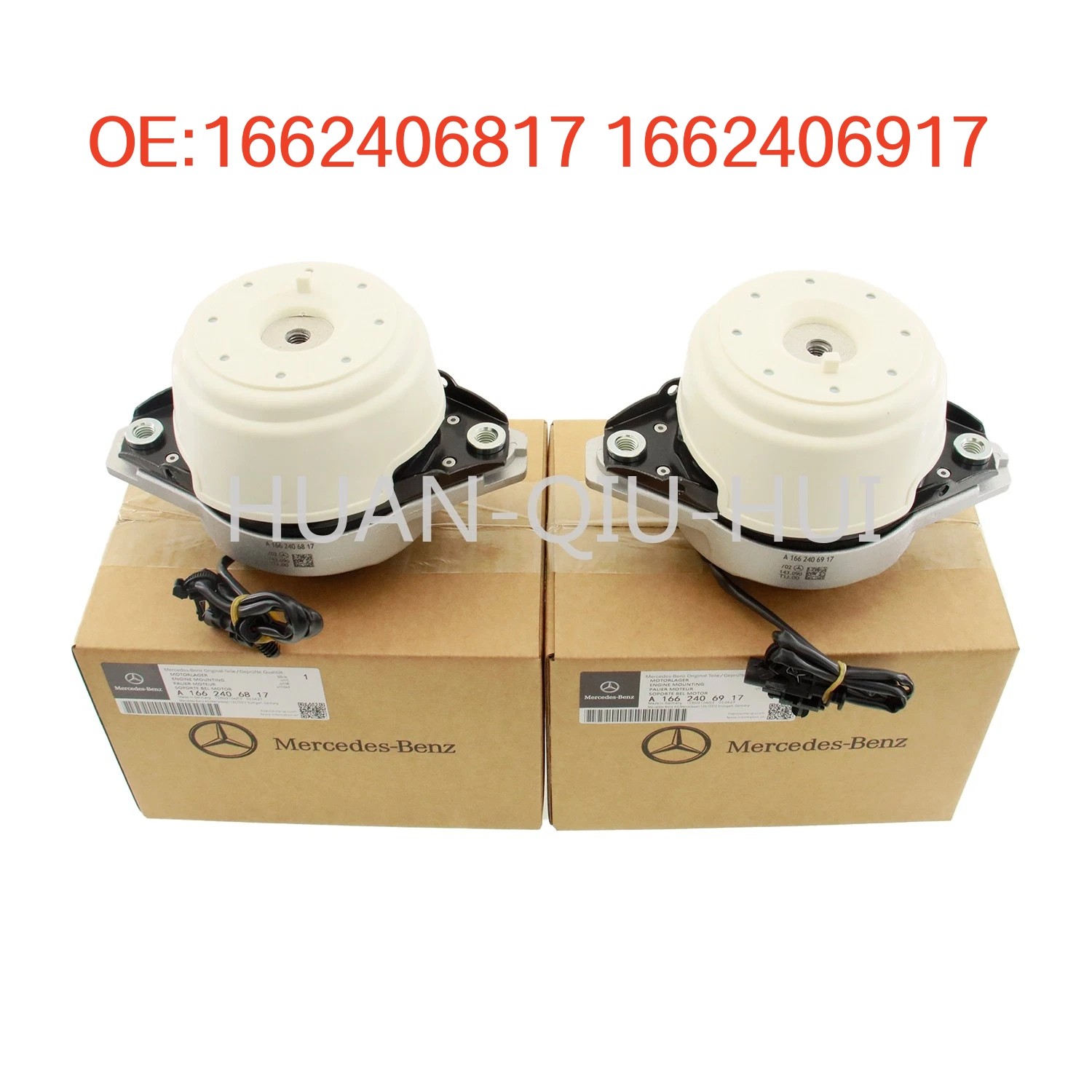 OEM Left + Right Engine Mount For 1662406817 1662406917   W166 GL350 ML350