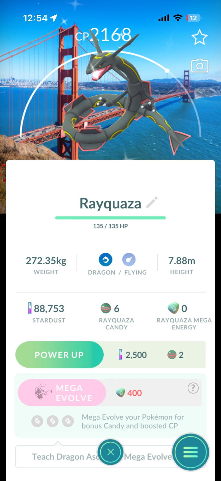 Pokémon Shiny Rayquaza San Francisco Golden Gate BG - SF Worlds