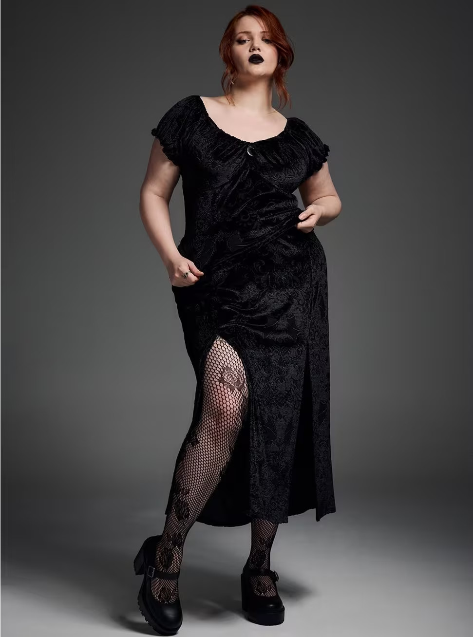 Nightfall Torrid, Shirt, Skirt Halloween Bat damask deep black burnout velvet Nightfall Torrid, Shirt, Skirt Halloween Bat damask deep black burnout velvet
