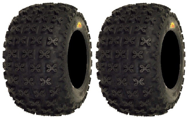 Pair of Sedona Bazooka Rear 18x10-9 (4ply) ATV Tires (2)