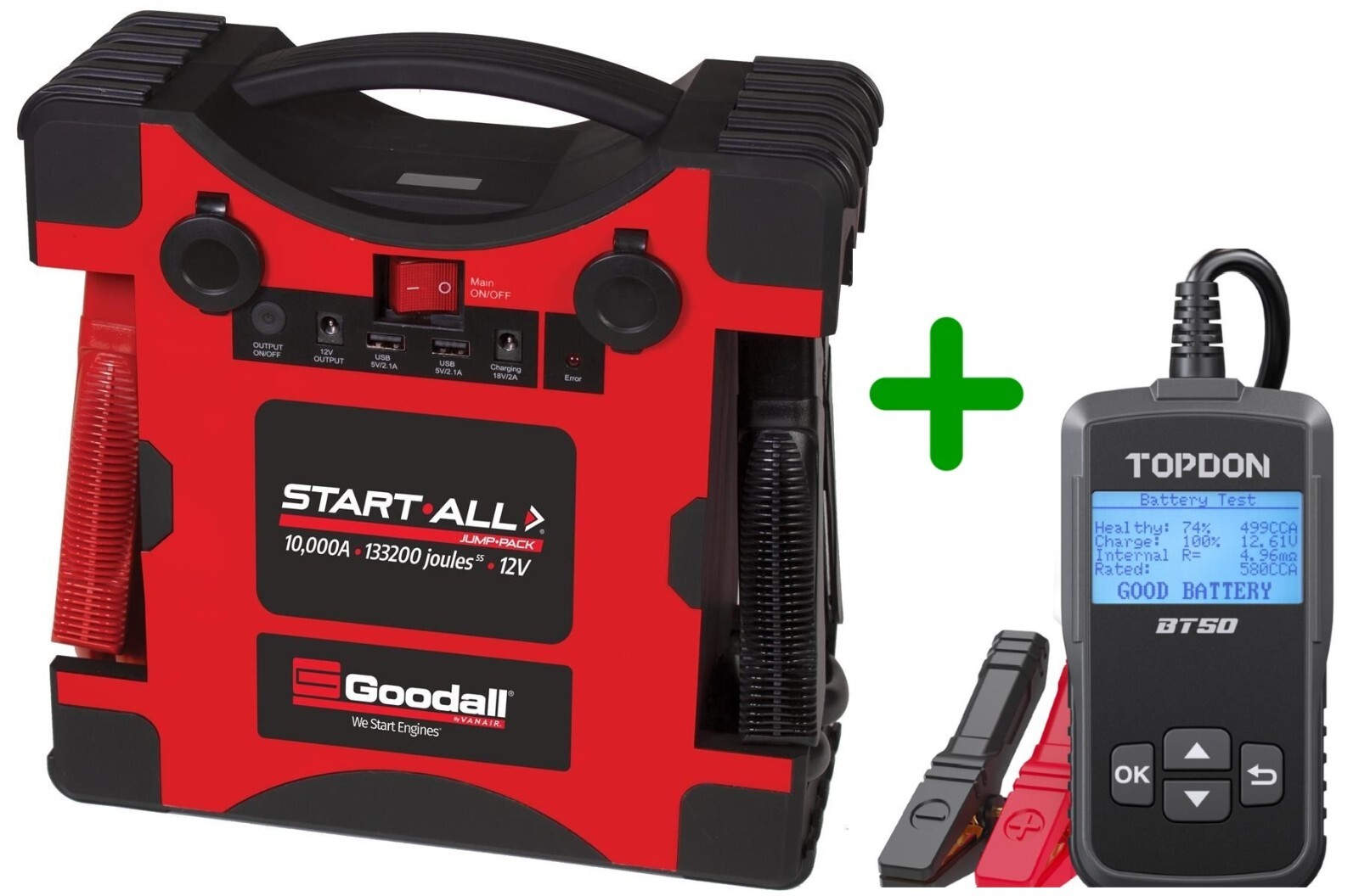 Goodall Jump Pack 12V 10000 Amp JP-12-10000T Free BT50 System tester Make Offer Goodall Jump Pack 12V 10000 Amp JP-12-10000T Free BT50 System tester Make Offer