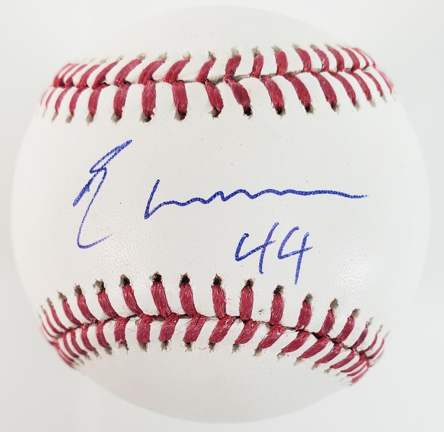 Elly De La Cruz Signed OML Baseball (Beckett Witness Certified)