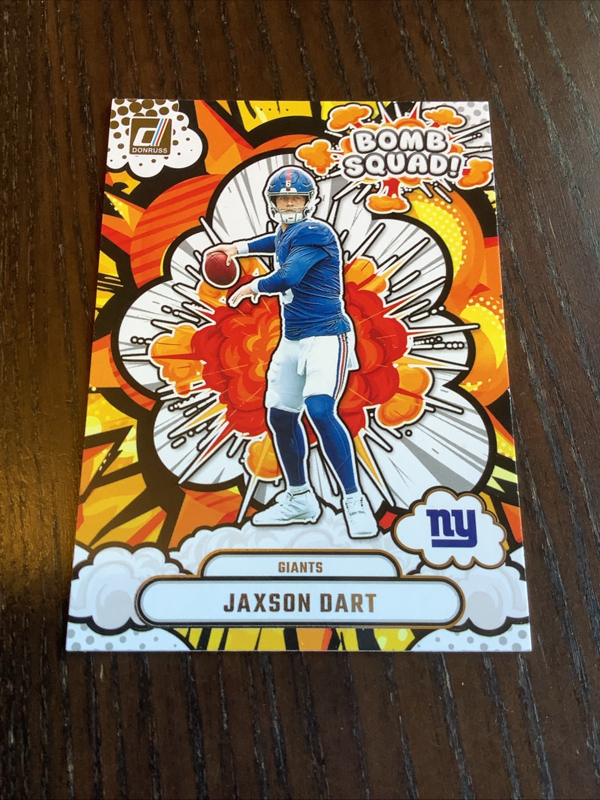 2025 Panini Donruss- Jaxon Dart- Bomb Squad New York Giants 🏈🏈🔥🔥