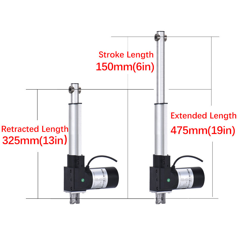 Electric Linear Actuator Motor 12V 6000N 1320lb 6~40 Electric Linear Actuator Motor 12V 6000N 1320lb 6~40