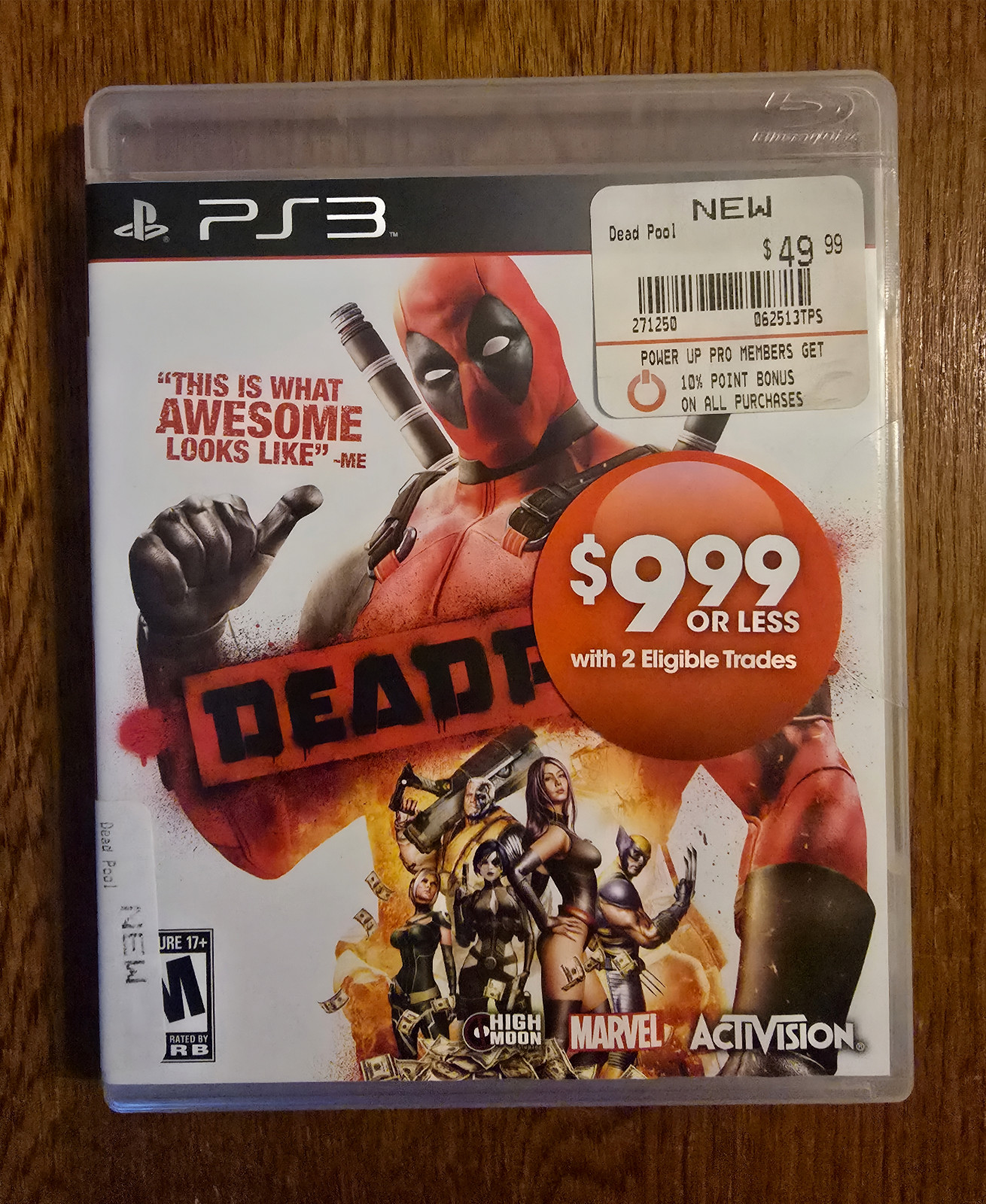 Deadpool (Sony PlayStation 3 / PS3) Brand New Sealed GameStop Marvel NTSC 2013