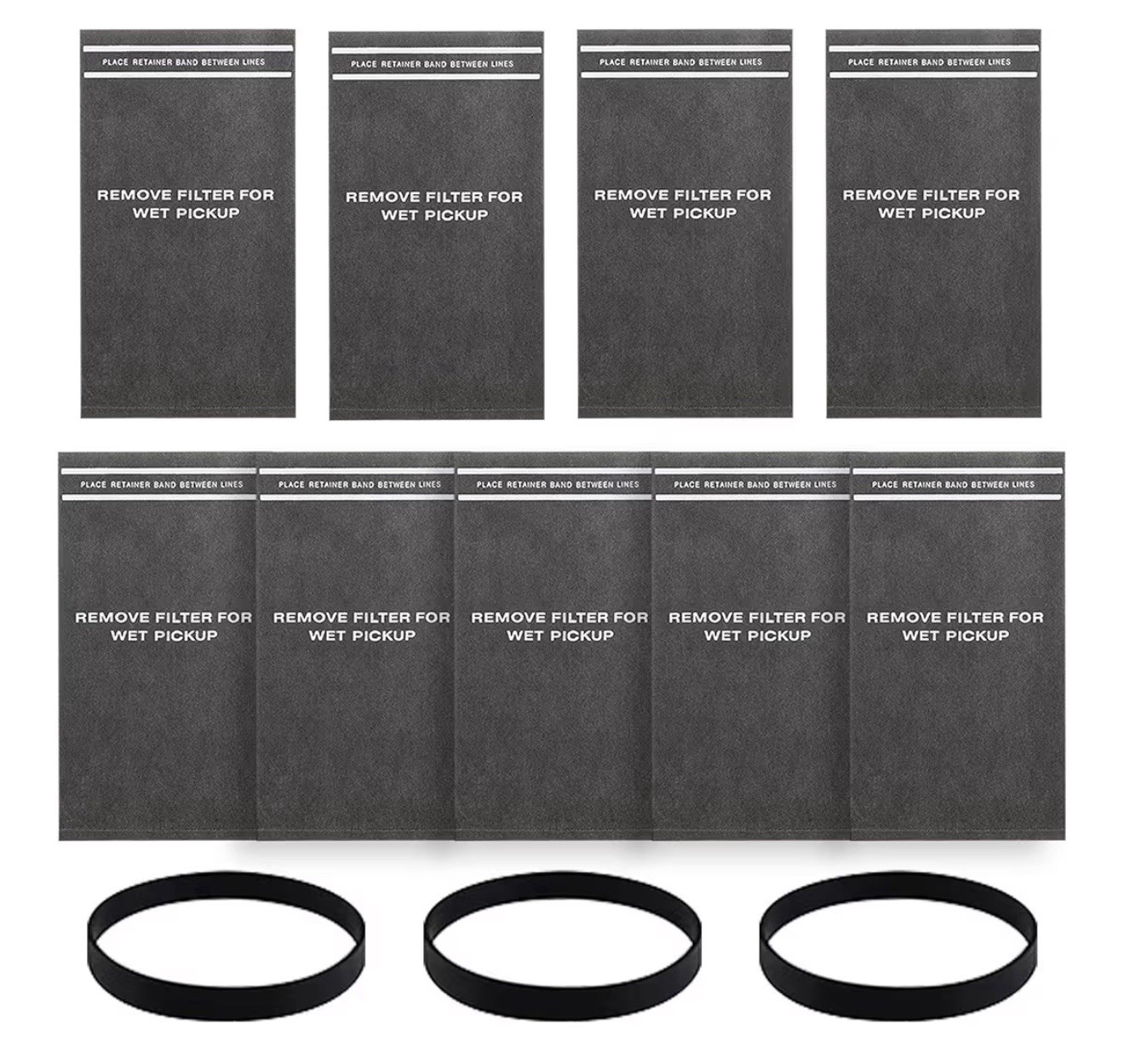 45 Pack 38737 Dust Filter Bags Replacement for Craftsman 2 to 2.5 Gallon Wet Dry