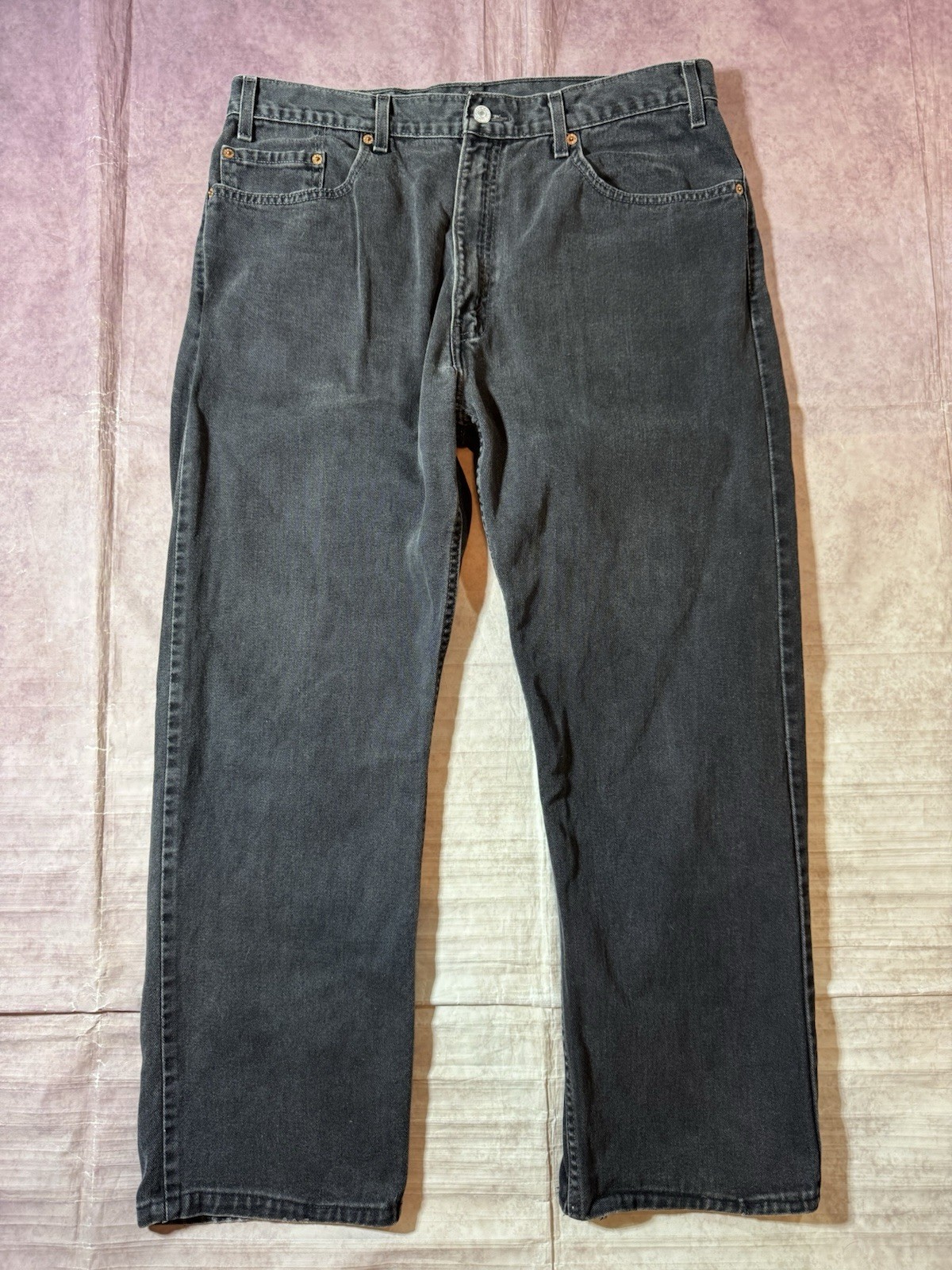 Vintage Levi\'s 505 Black Denim Jeans Regular Fit Straight Leg Mens 38x30 Y2K 90s Vintage Levi\'s 505 Black Denim Jeans Regular Fit Straight Leg Mens 38x30 Y2K 90s
