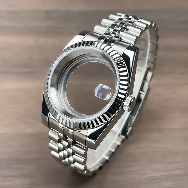 36/39mm NH35 NH36 Watch Case Stainless Steel Bracelet Sapphire Crystal