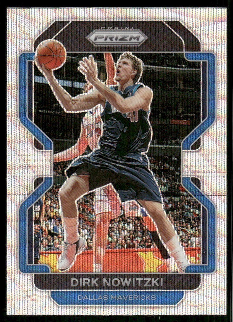 2021-22 Panini Prizm #289 Dirk Nowitzki Silver Wave