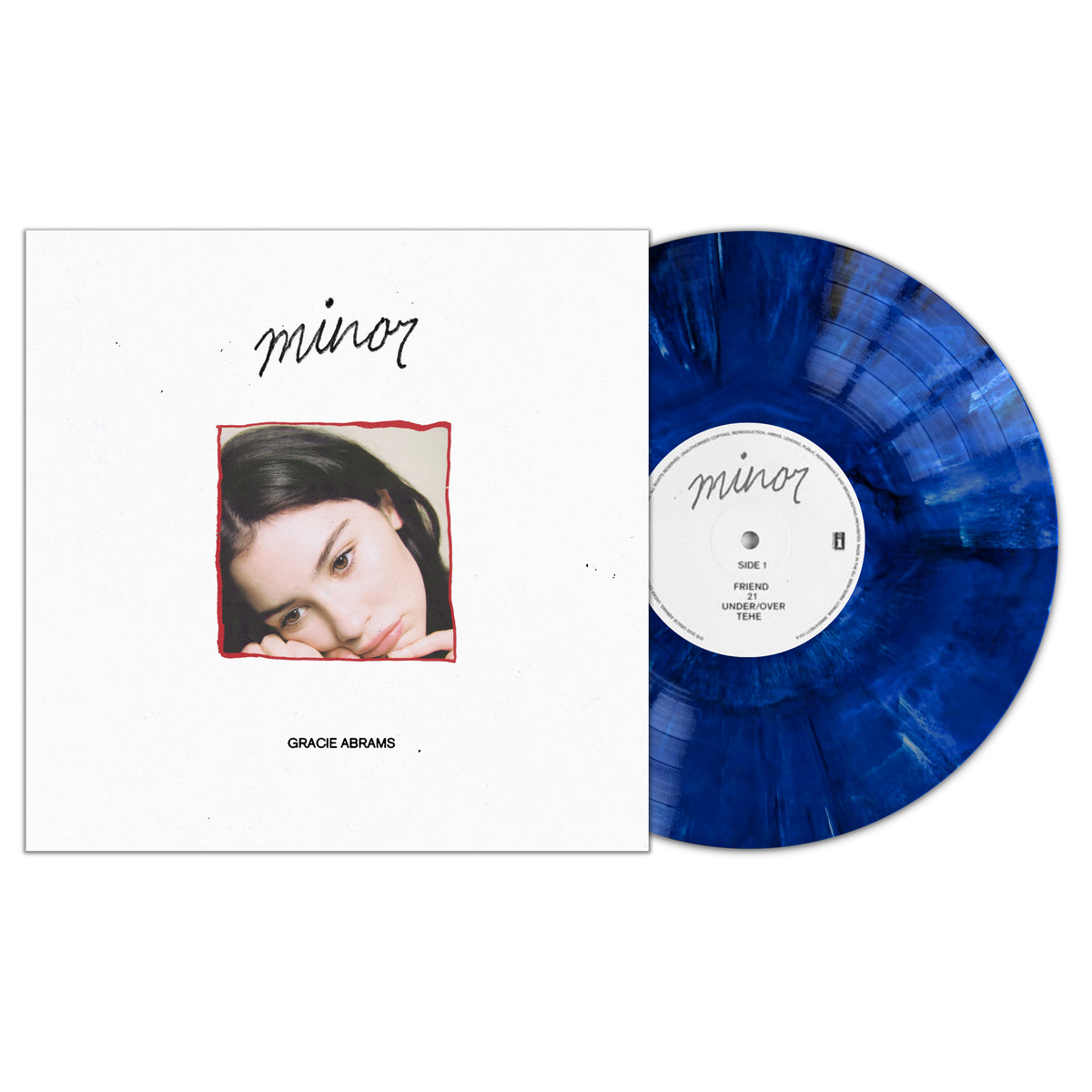 Gracie Abrams Minor Blue Converse Marble Vinyl LP Vertigo Exclusive PRESALE