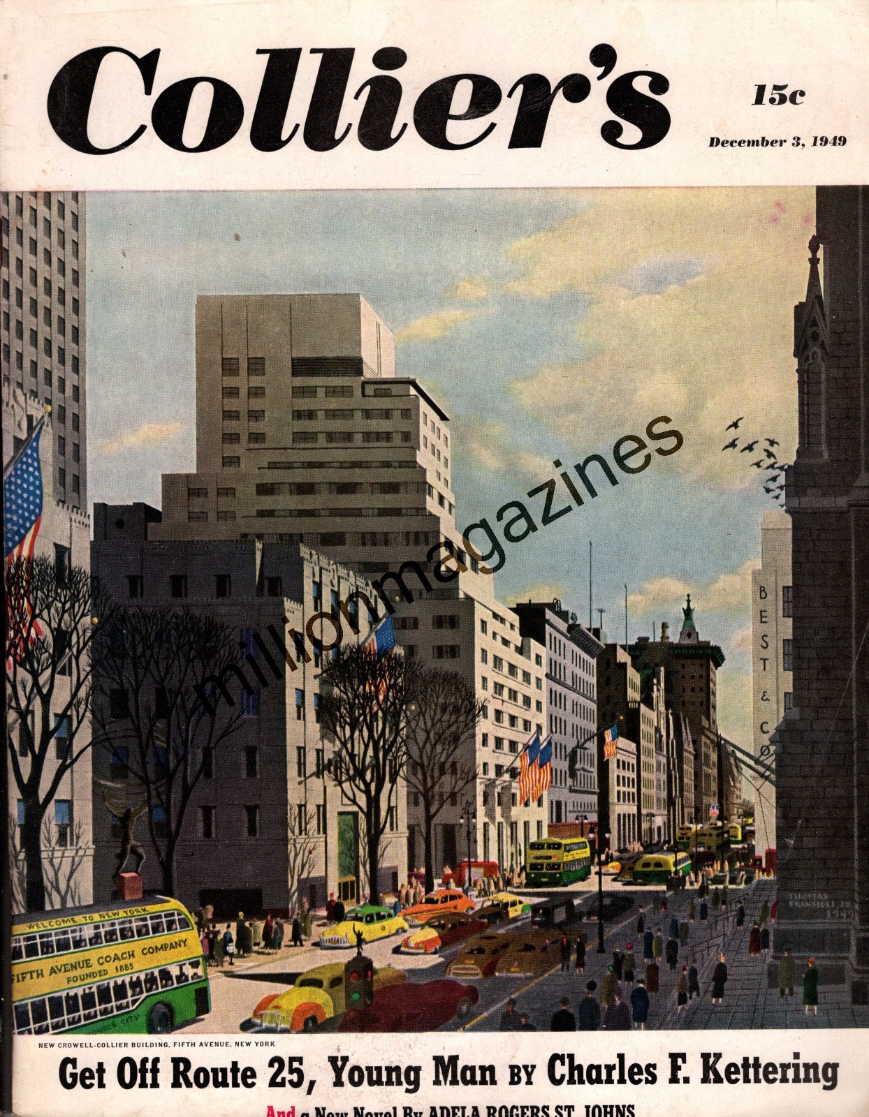 1949 Colliers December 3 - Life and times of Sears and Roebuck;All star football
