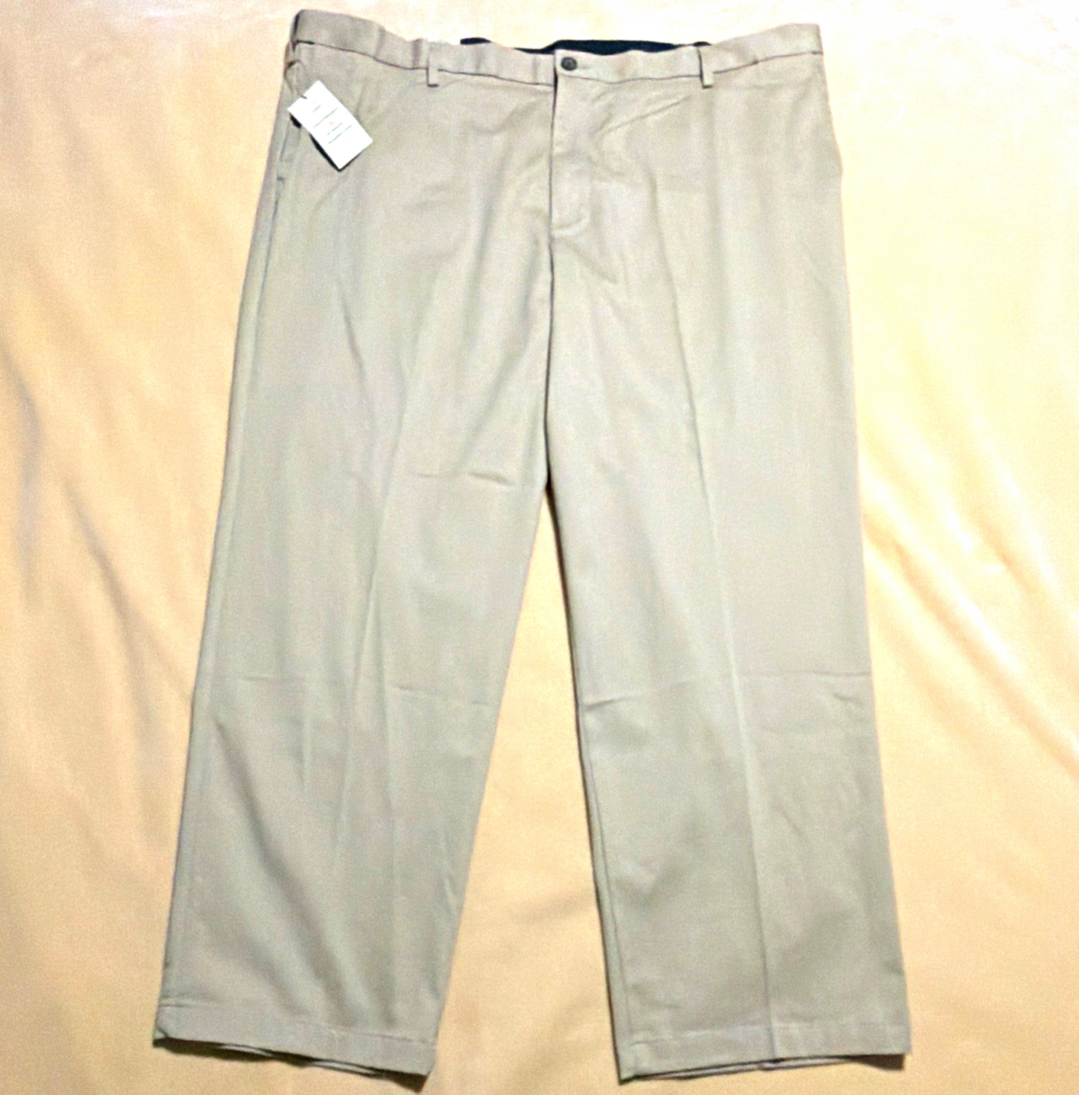 Dockers Comfort Khaki Men\'s Relaxed Fit Straight Leg Stretch Twill Khakis 44x32
