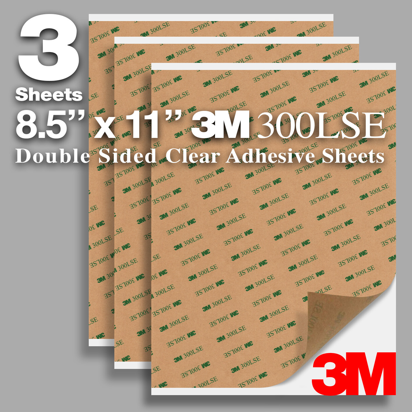 Pack 3 Sheets 8.5\