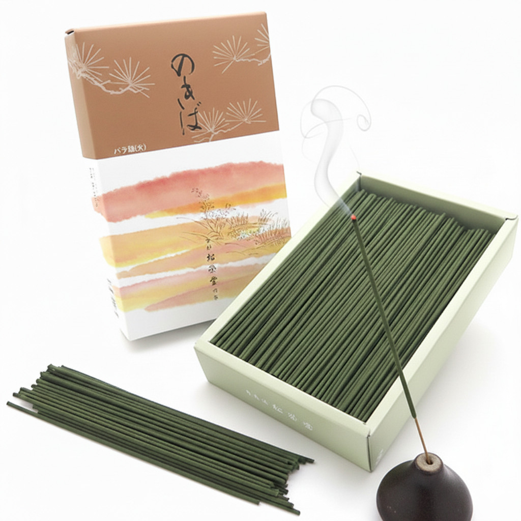 Shoyeido Moss Garden Nokiba Japanese Incense Sticks - Relaxing Aromatherapy