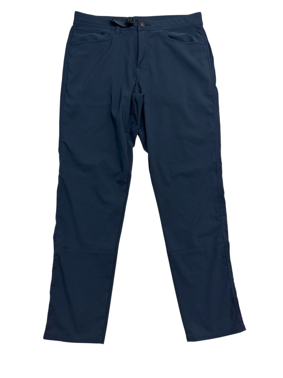 prAna 33x30 Navy Blue Wonderland Rocks Pants Standard Fit Tapered Stretch Mens
